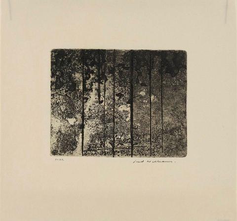 Artwork Sherbrooke Forest no. 8 this artwork made of Aquatint, etching, drypoint, engraving on cream Ingres paper, created in 1962-01-01