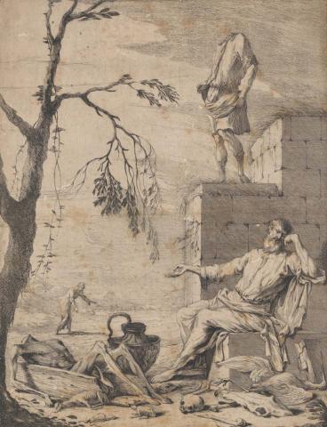 Artwork Vanitas vanitatum et omnia vanitas (Vanity of vanities, all is vanity) this artwork made of Etching on paper, created in 1677-01-01