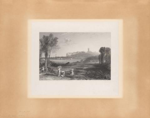 Artwork Margate, Kent (from 'Picturesque views in England and Wales') this artwork made of Etching on paper, created in 1832-01-01