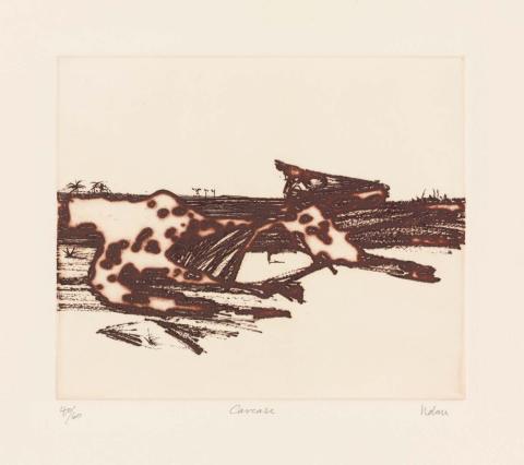 Artwork Carcase (no. 22 from 'Dust' series) this artwork made of Photo-etching on wove paper, created in 1971-01-01