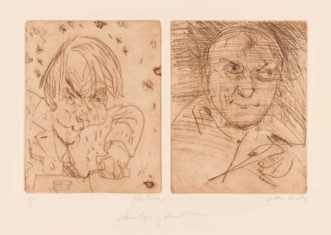 Artwork Boyd by Olsen and Olsen by Boyd this artwork made of Etching on cream wove paper, created in 1974-01-01