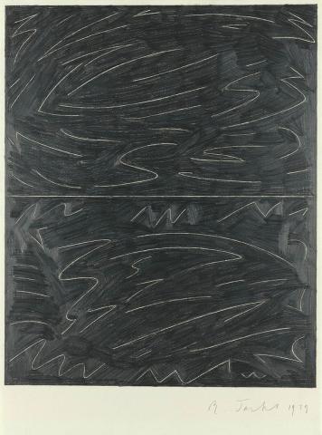Artwork Quick silvery glances II this artwork made of Pencil, graphite on thick wove paper, created in 1979-01-01