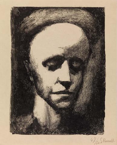 Artwork Autoportrait this artwork made of Lithograph on smooth wove paper, created in 1926-01-01