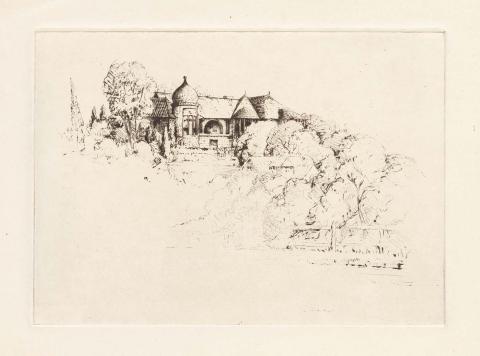 Artwork 'Hunstanton' this artwork made of Drypoint on off-white handmade wove paper, created in 1936-01-01