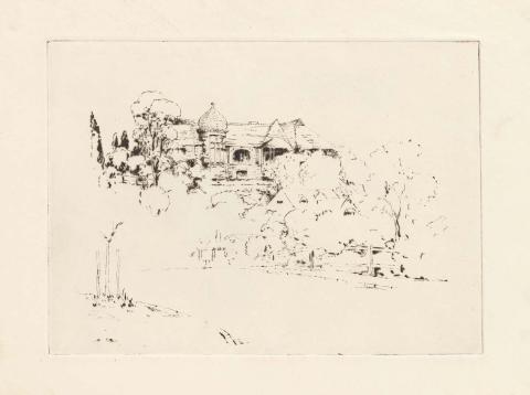 Artwork 'Hunstanton' this artwork made of Drypoint on off-white, handmade, wove paper, created in 1936-01-01