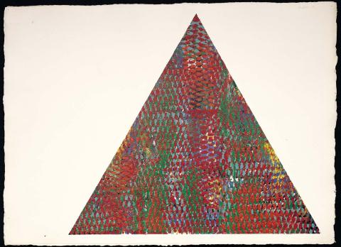 Artwork 874 Broadway this artwork made of Synthetic polymer paint on Fabriano Artistico paper, created in 1974-01-01
