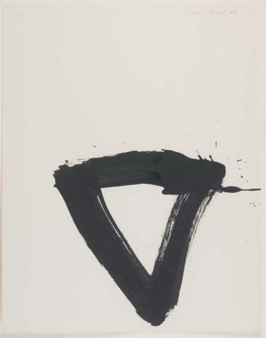 Artwork Yoni this artwork made of Ink on American blotting paper, created in 1979-01-01