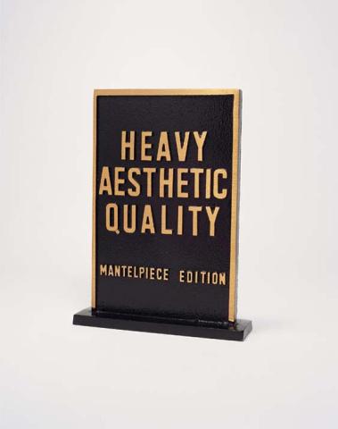 Artwork HEAVY AESTHETIC QUALITY - MANTELPIECE EDITION this artwork made of Cast bronze