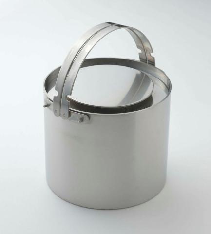 Artwork Small ice bucket (1 litre) (from 'Cylinda Line' series) this artwork made of Brushed stainless steel, created in 1964-01-01