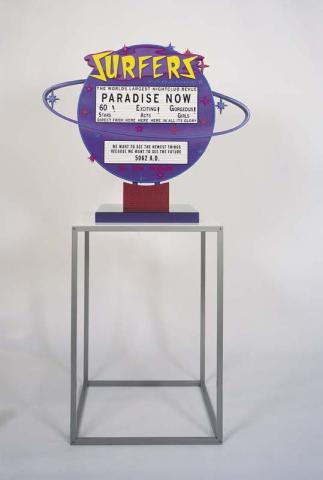 Artwork Proposal for a Surfers Paradise public sculpture/Paradise now this artwork made of Painted, laser-cut acrylic