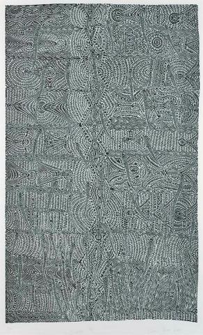 Artwork Dangau pui this artwork made of Linocut on paper, created in 2006-01-01