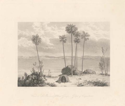 Artwork View of Sir Edward Pellew's Group - Gulph of Carpentaria this artwork made of Engraving on paper, created in 1814-01-01