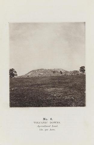 Artwork (Volcanic downs) (no. 6 from 'Images of Queensland' series) this artwork made of Autotype on paper, created in 1864-01-01