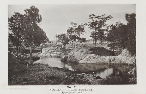 Artwork (Volcanic downs country) (no. 7 from 'Images of Queensland' series) this artwork made of Autotype on paper, created in 1864-01-01