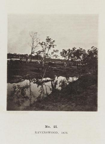 Artwork (Ravenswood, 1870) (no. 21 from 'Images of Queensland' series) this artwork made of Autotype on paper, created in 1870-01-01
