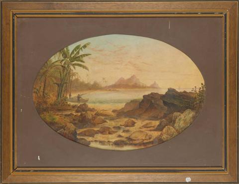 Artwork Turtle island this artwork made of Oil on canvas, created in 1886-01-01