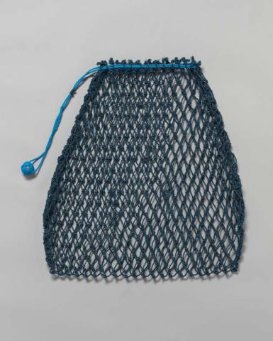 Artwork Ghost net gear bag this artwork made of Woven reclaimed acrylic fishing net, created in 2009-01-01