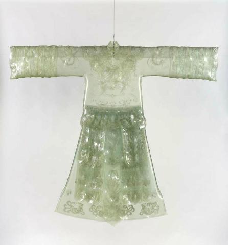 Artwork Robe this artwork made of Polyvinyl chloride and fishing line, created in 1999-01-01