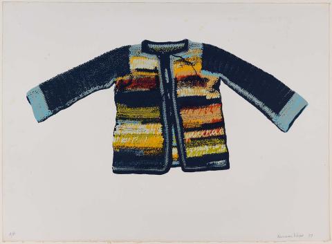 Artwork Crochet jacket this artwork made of Screenprint on Arches paper, created in 1977-01-01