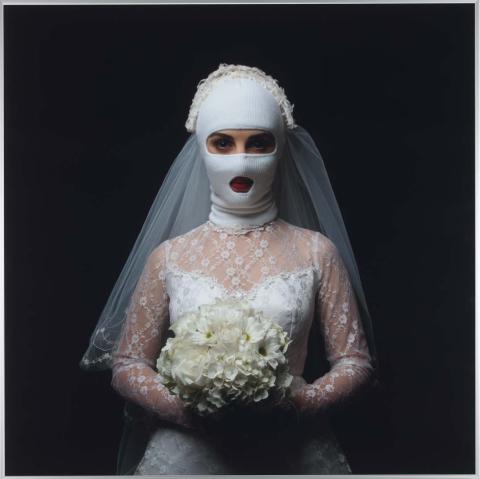 Artwork Bride I (Victoria) (from 'Coming to terms' series) this artwork made of Chromogenic print on paper, created in 2015-01-01