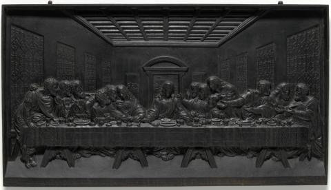 Artwork Last Supper this artwork made of Sand cast iron