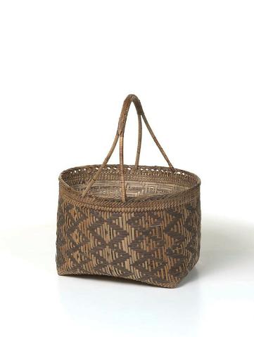 Artwork Katebo (basket) this artwork made of Pai (cane) and rattan, created in 2018-01-01