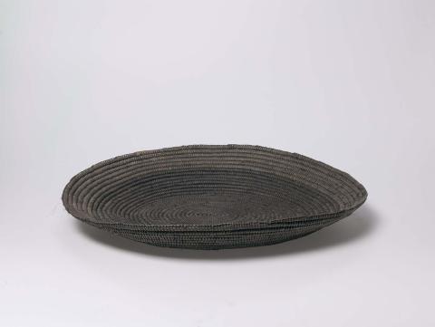 Artwork Bowl form this artwork made of Coil-woven gunga (pandanus) with natural dyes