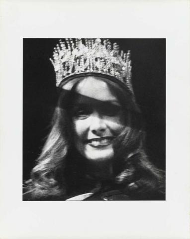 Artwork Miss World Televised 6 this artwork made of Vintage gelatin silver photograph, created in 1974-01-01