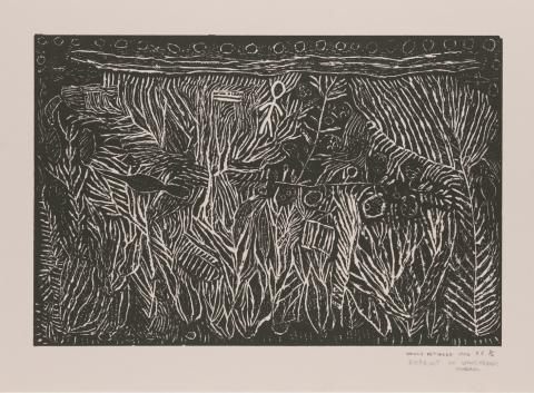 Artwork Untitled [no. 29] (from ‘Utopia Suite’ portfolio) this artwork made of Woodcut on paper, created in 1990-01-01