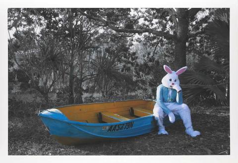 Artwork Easter Man "Easter was last week man...!" Dylan. (from 'Adolescent Wonderland (Revisited)' series) this artwork made of Archival inkjet print on 310gsm cotton rag art paper, created in 2020-01-01