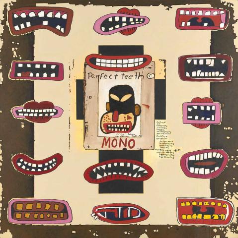 Artwork Notes to Basquiat: Perfect Teeth this artwork made of Synthetic polymer paint on canvas, created in 2000-01-01