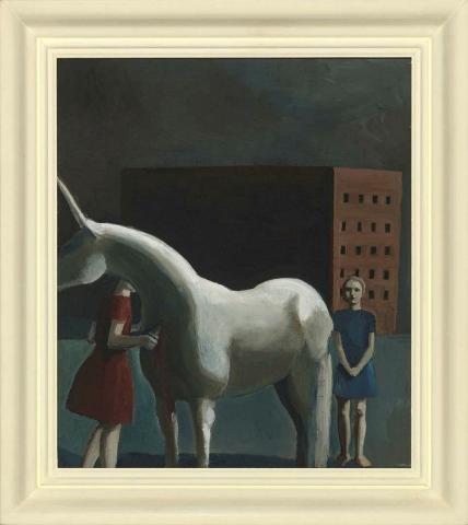 Artwork Virgins this artwork made of Oil on canvas, created in 1993-01-01