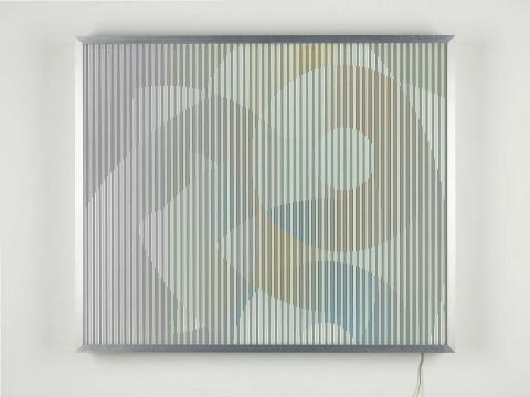 Artwork Out of sight this artwork made of Light box: acrylic sheet, synthetic polymer paint, aluminium, light-emitting diodes, created in 2013-01-01