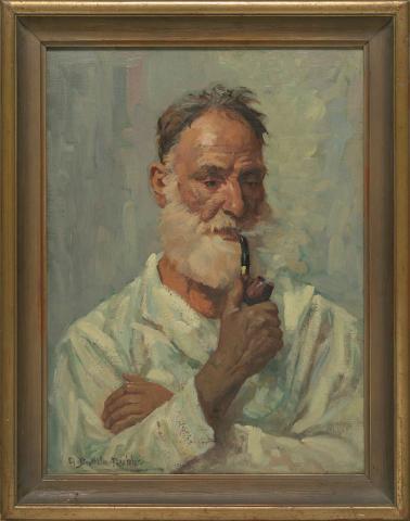 Artwork The pioneer this artwork made of Oil on canvas, created in 1940-01-01