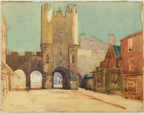 Artwork York this artwork made of Watercolour on cardboard, created in 1916-01-01