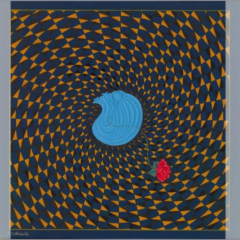 Artwork Birth of venus this artwork made of Gouache on wasli paper, created in 2003-01-01