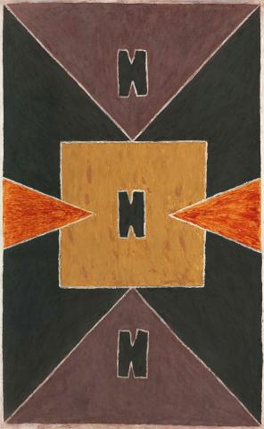 Artwork Kawale Baa (from 'Garpa / Ground Paintings' series) this artwork made of Organic material on paper, created in 2023-01-01