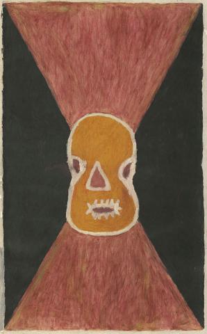 Artwork Pengembil (from 'Garpa / Ground Paintings' series) this artwork made of Organic material on paper, created in 2023-01-01