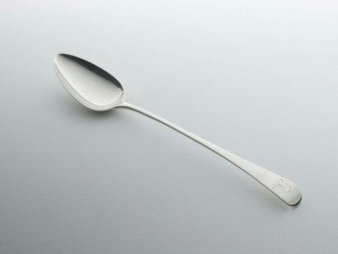 Artwork Serving spoon this artwork made of Silver, created in 1803-01-01
