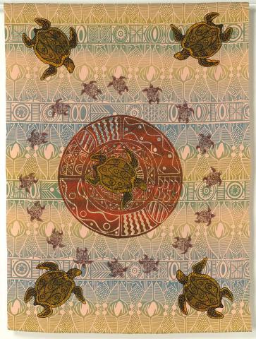 Artwork Tablecloth this artwork made of Screenprint on fabric, created in 1989-01-01