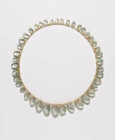 Artwork Netepa menna this artwork made of Abalone shells spaced with echidna quills, created in 2018-01-01