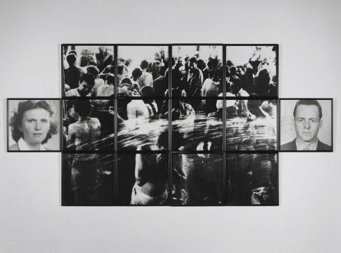 Artwork Arrival this artwork made of Photo-screenprint and gelatin silver photograph on paper, created in 1990-01-01