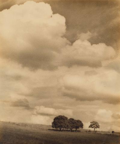 Artwork Midday cumulus this artwork made of Bromoil transfer photograph on paper, created in 1935-01-01
