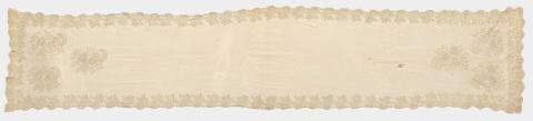 Artwork Shawl this artwork made of Linen (lace), created in 1875-01-01