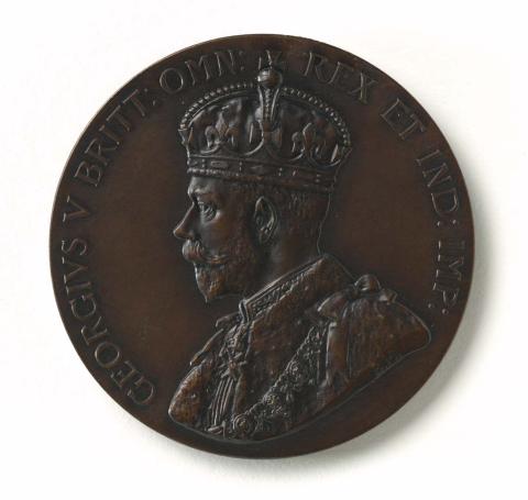 Artwork British Empire Exhibition 1924 medal this artwork made of Cast bronze (with medal box)