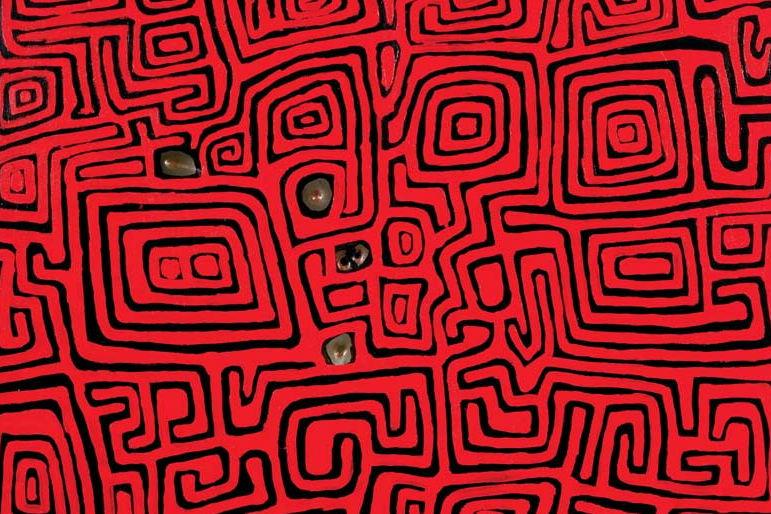 Jackie Kurltjunyintja Giles / Pintubi/Ngaanyatjarra people / WA Australia 1937–2010 / Valiant 2007 / Synthetic polymer paint on metal / Purchased 2008. The Queensland Government's Gallery of Modern Art Acquisitions Fund / © Jackie Kurltjunyintja Giles / Photograph: N Harth, QAGOMA