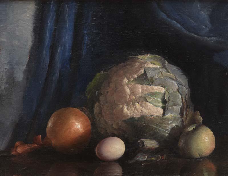 Artwork Still life this artwork made of Oil on canvas on cardboard, created in 1931-01-01