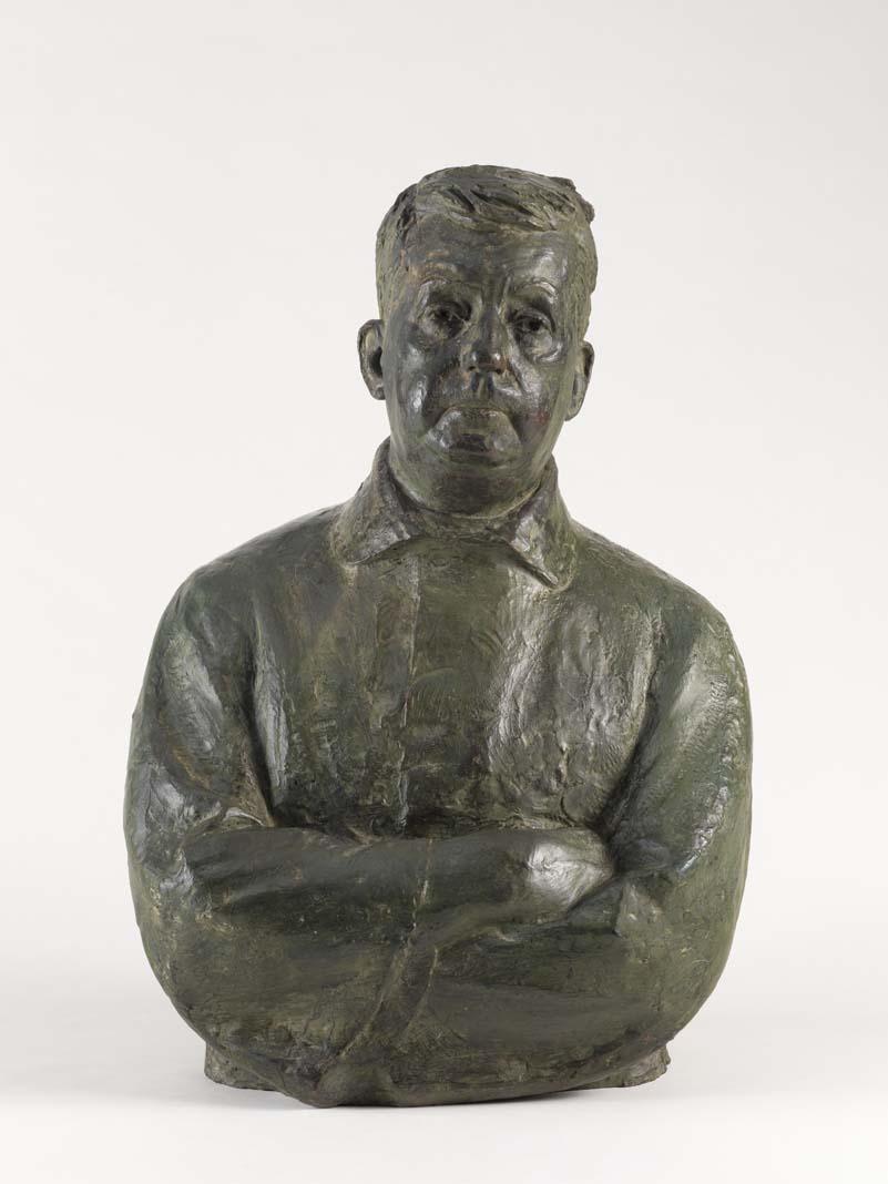 Artwork Bust of Dr J.V. Duhig this artwork made of Bronze, created in 1940-01-01