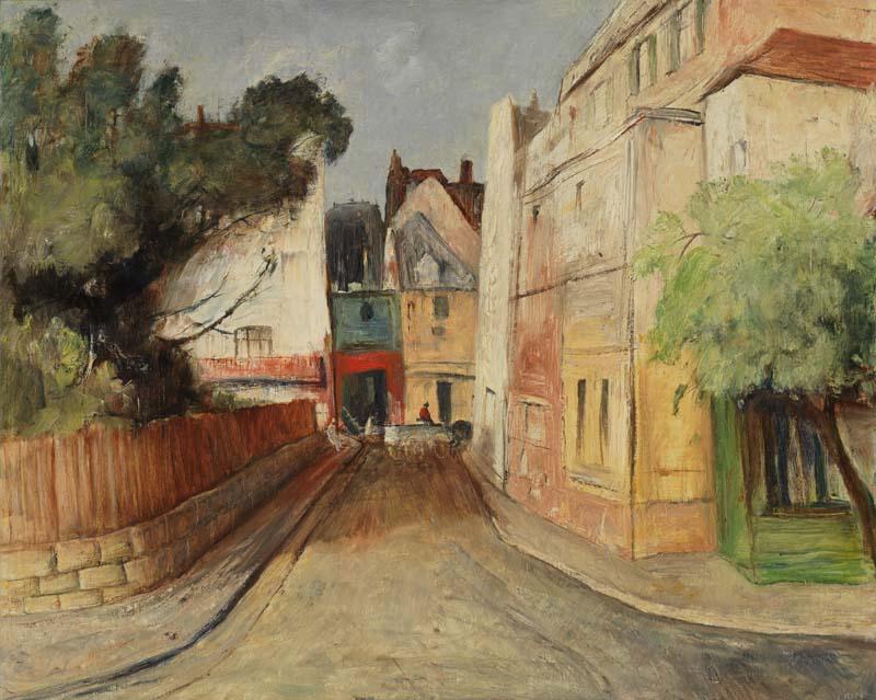 Artwork Rue Saint Julien le pauvre, Paris this artwork made of Oil on canvas, created in 1953-01-01