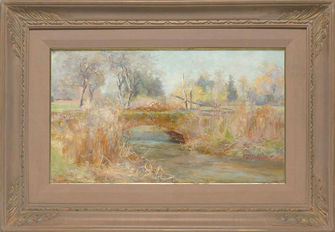 Artwork Misty morn this artwork made of Oil on canvas, created in 1889-01-01